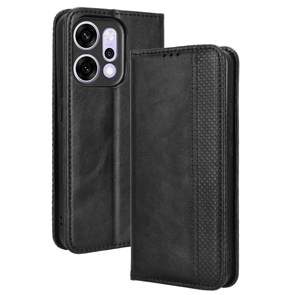 For OPPO Reno 14 14F 5G Case Luxury Flip PU Leather Wallet Magnetic ...