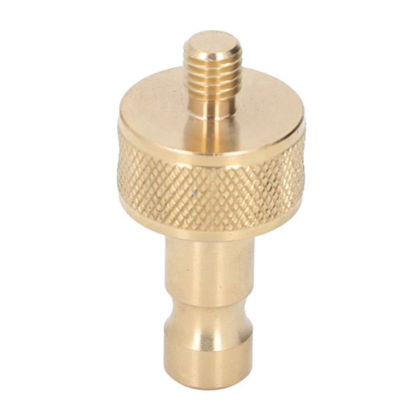 Prism Pole Adapter M8 Male Thread Copper Plated Prism Adapter for ...