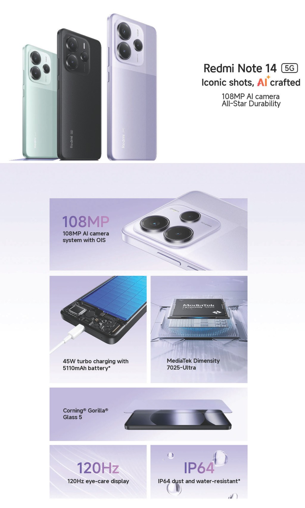 Xiaomi Redmi Note 14 5G 256GB Midnight Black Ab € 179,90 (2026) | Heise Deutschland