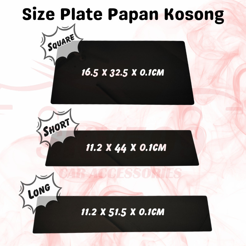 UNIVERSAL CAR LICENSE PLATE FRAME NUMBER PLATE HOLDER Vios Bezza Axia ...
