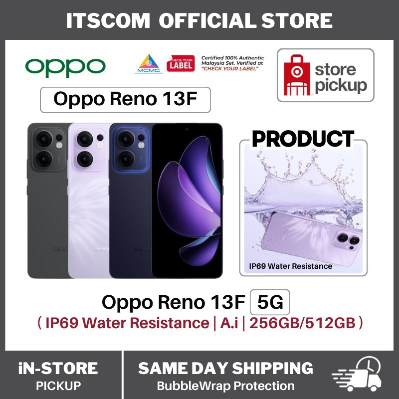 OPPO Reno13F 5G Smartphone | 12GB RAM + 256GB / 512GB ROM | AI ...
