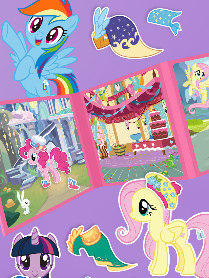 My Little Pony Magnetic Quiet Book Magnet Without Cutting DIY Handmade ...
