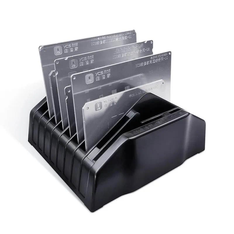 YCS-W08 Stencil Storage Box for Mobile Phone Motherboard IC Chip Rework ...