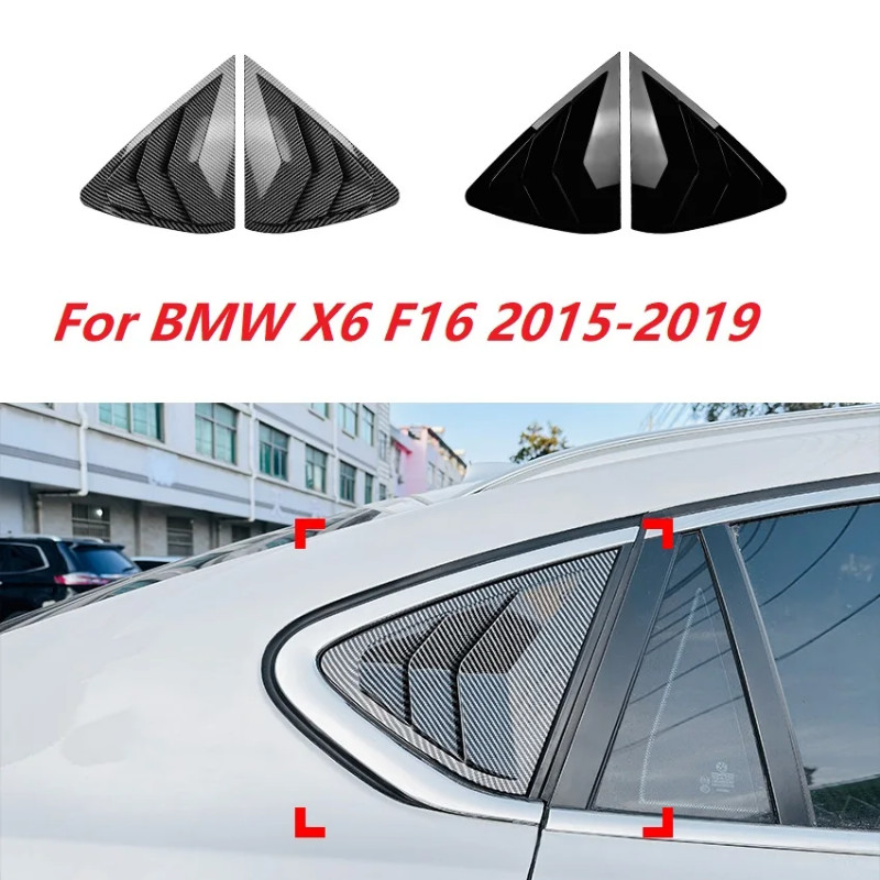 QMJSM 4 Pièces Déflecteurs De Voiture Fenêtre Latérale Pour BMW X6 F16