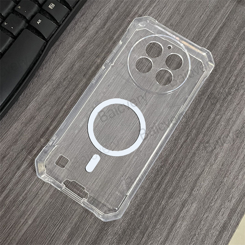 KJYFOANI For Oukitel WP28 S Case Tempered Glass Screen Protector, Clear Soft Silicone TPU Bumper Shell, Ultra-Thin Anti-Fall Back Cover For Oukitel WP28 S (6.52") - Night Moon