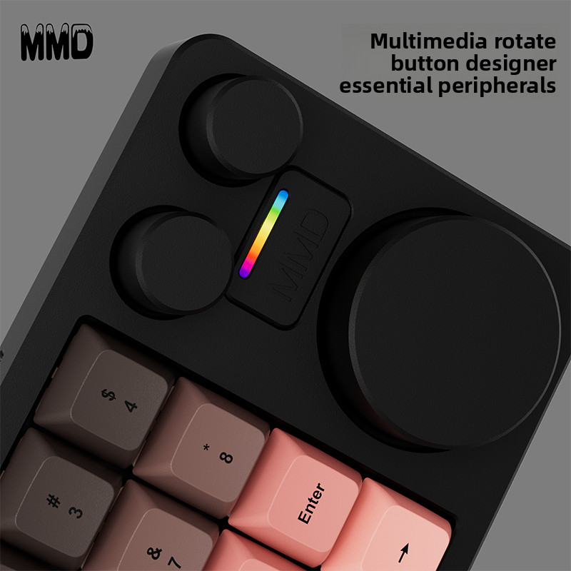 MMD KM16Pro Tri-mode CNC Aluminum Mechanical Keypad Bluetooth wireless ...