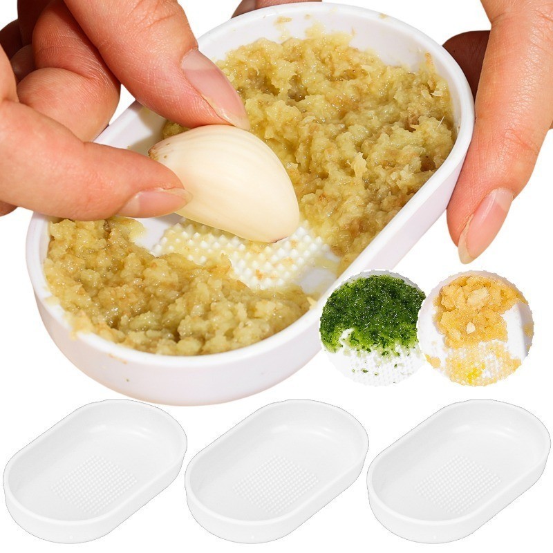 Manual Ginger Grater with Lid - Handheld Garlic Press Crusher ...