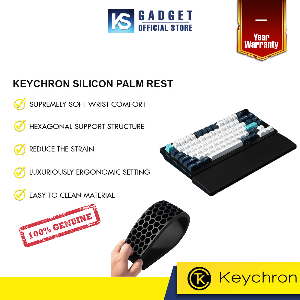 Keychron Silicone Palm Rest | Shopee Malaysia