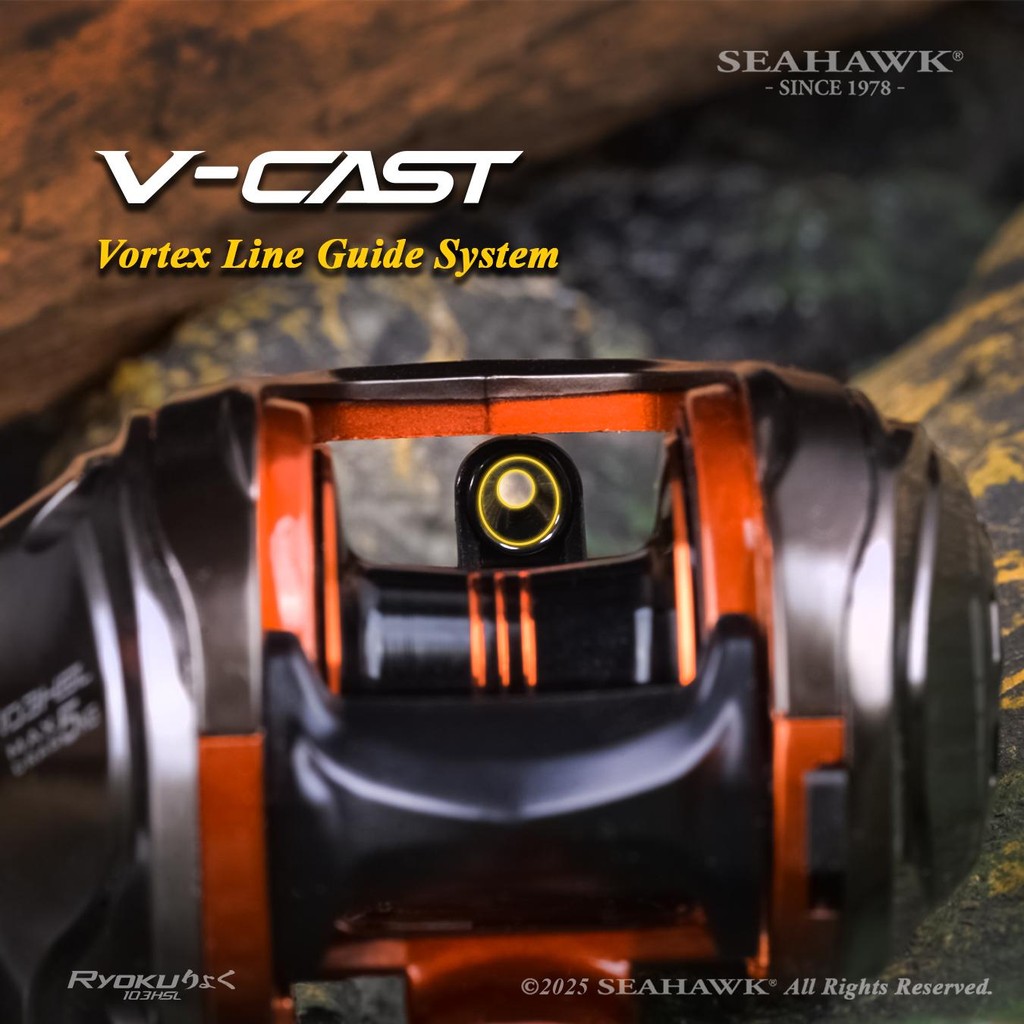 SEAHAWK RYOKU V-CAST 103HSL BAITCASTING ( BC ) FISHING REEL | Shopee ...