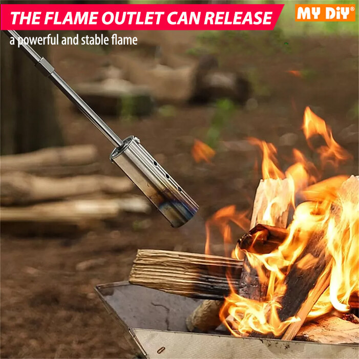 Extension Butane Gas Torch Flame Gun Long Nozzle Strong Thermal Welding ...