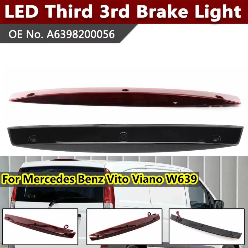 Left Tail Light Rear Lamp For Mercedes Vito Viano W639 (2003-2010) – TYC Europe Black Housing