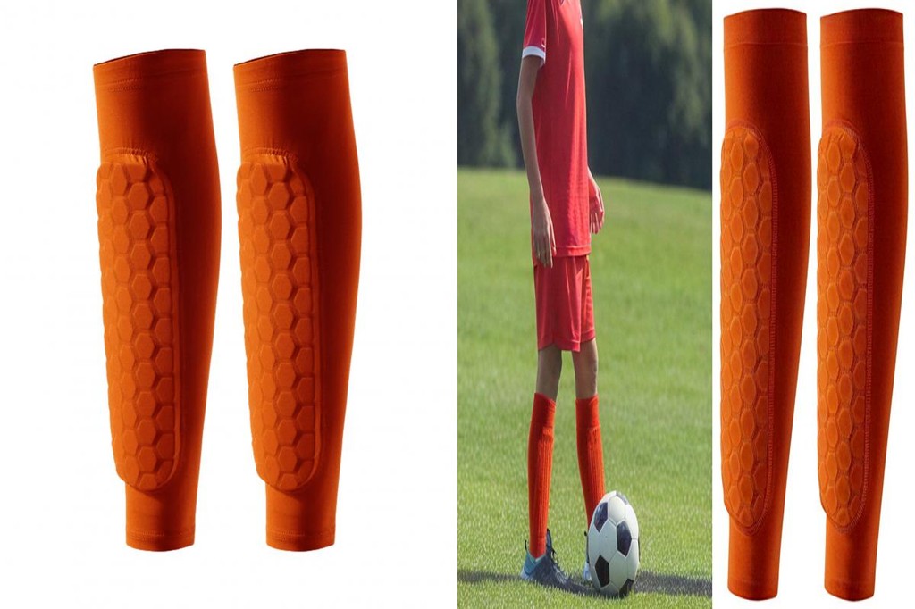 Honeycomb Padding Calf Sleeve Hydration Calf Sleeve Premium Soccer Shin ...
