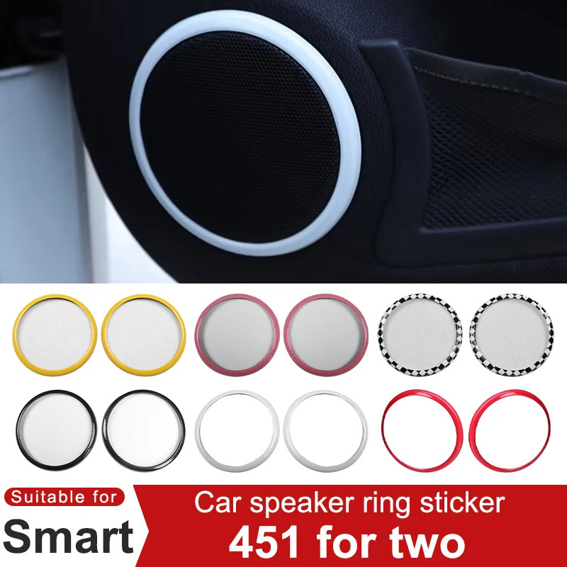 For Smart Brabus 451 Fortwo Car Loudspeaker Ring Horn Hoop Decorative ...