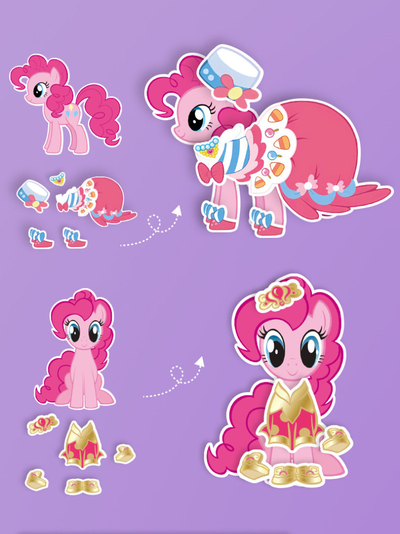 My Little Pony Magnetic Quiet Book Magnet Without Cutting DIY Handmade ...