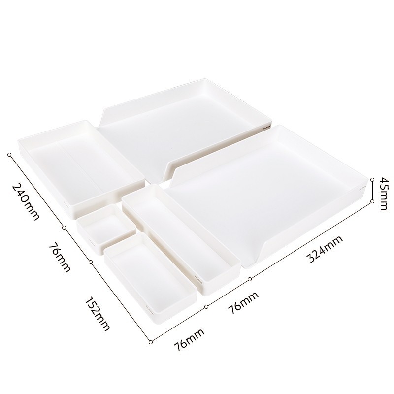 Nusign by Deli File Organizer Document Paper Tray Desk File Organizer ...