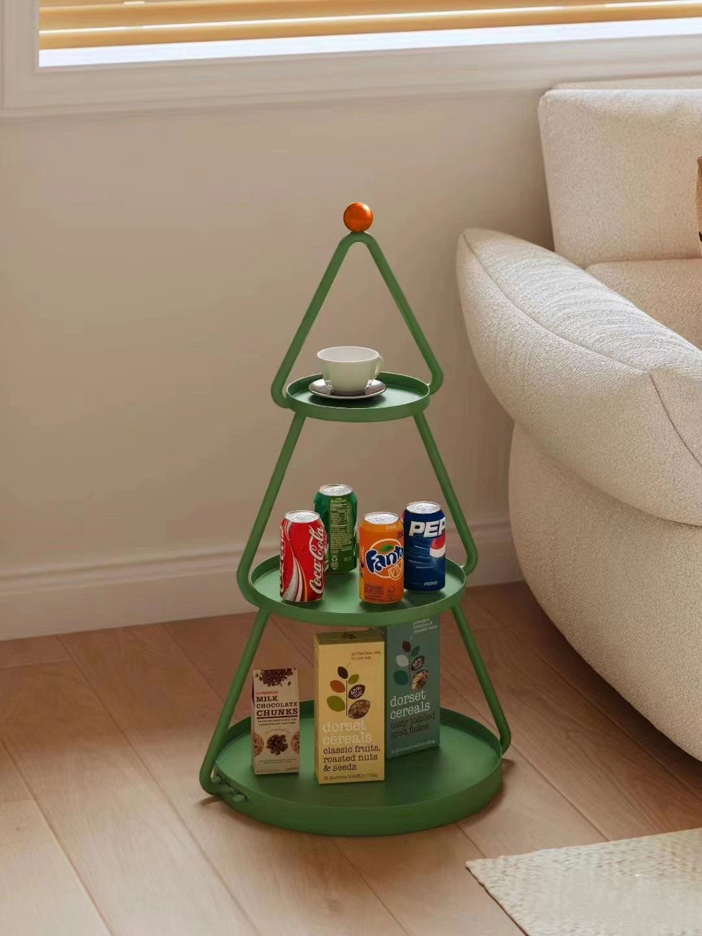 Creative Home Christmas Tree Shelf Can See Through Multi-layer Safety ...