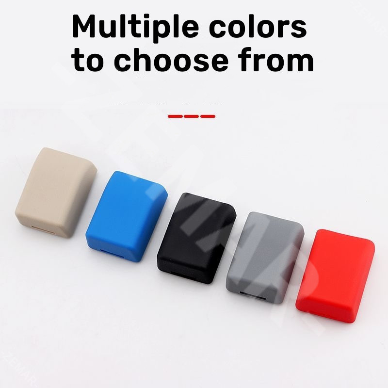 Silicone Anti-Scratch Seat Belt Buckle Cover – Universal Car Accessory, Pair 2 thumbnail image