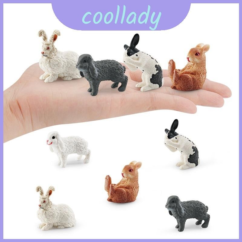 Authentic Farm Rabbit Animal Models Including Wash Face Sitting And ...