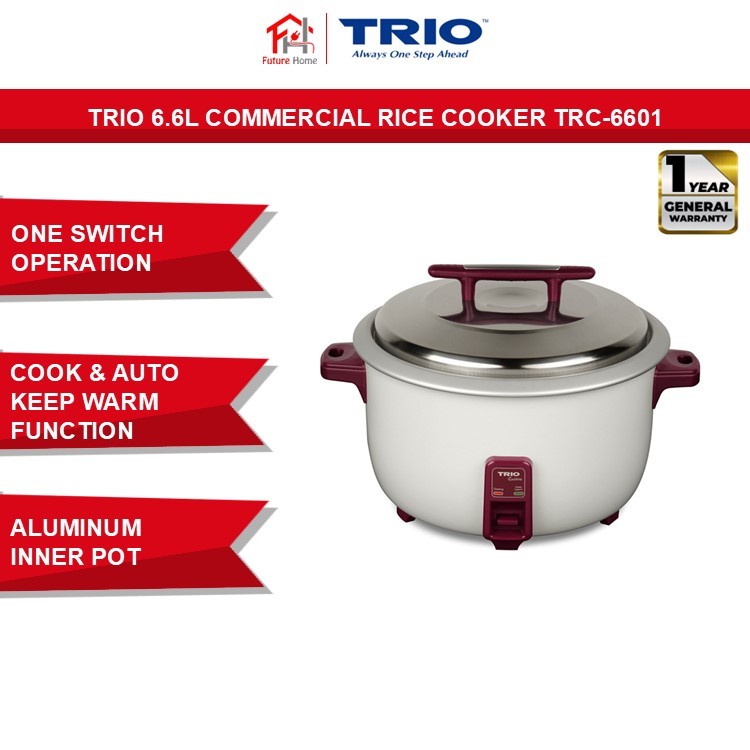 Trio 6.6L Commercial Rice Cooker TRC-6601 | Shopee Malaysia