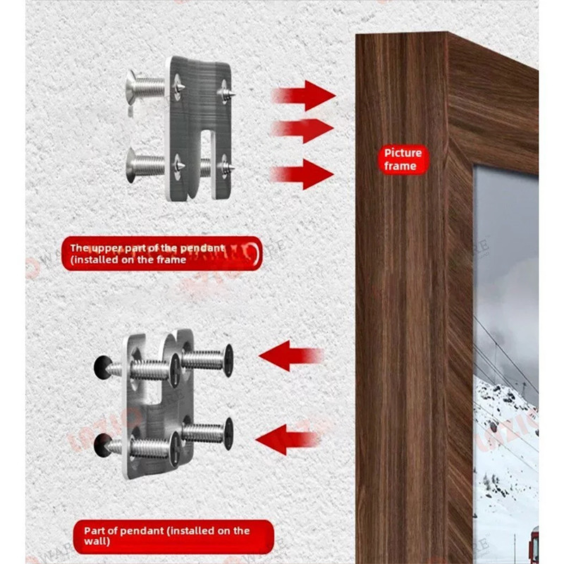 Buildcore Heavy duty interlock hook clip mount hanging bracket support ...