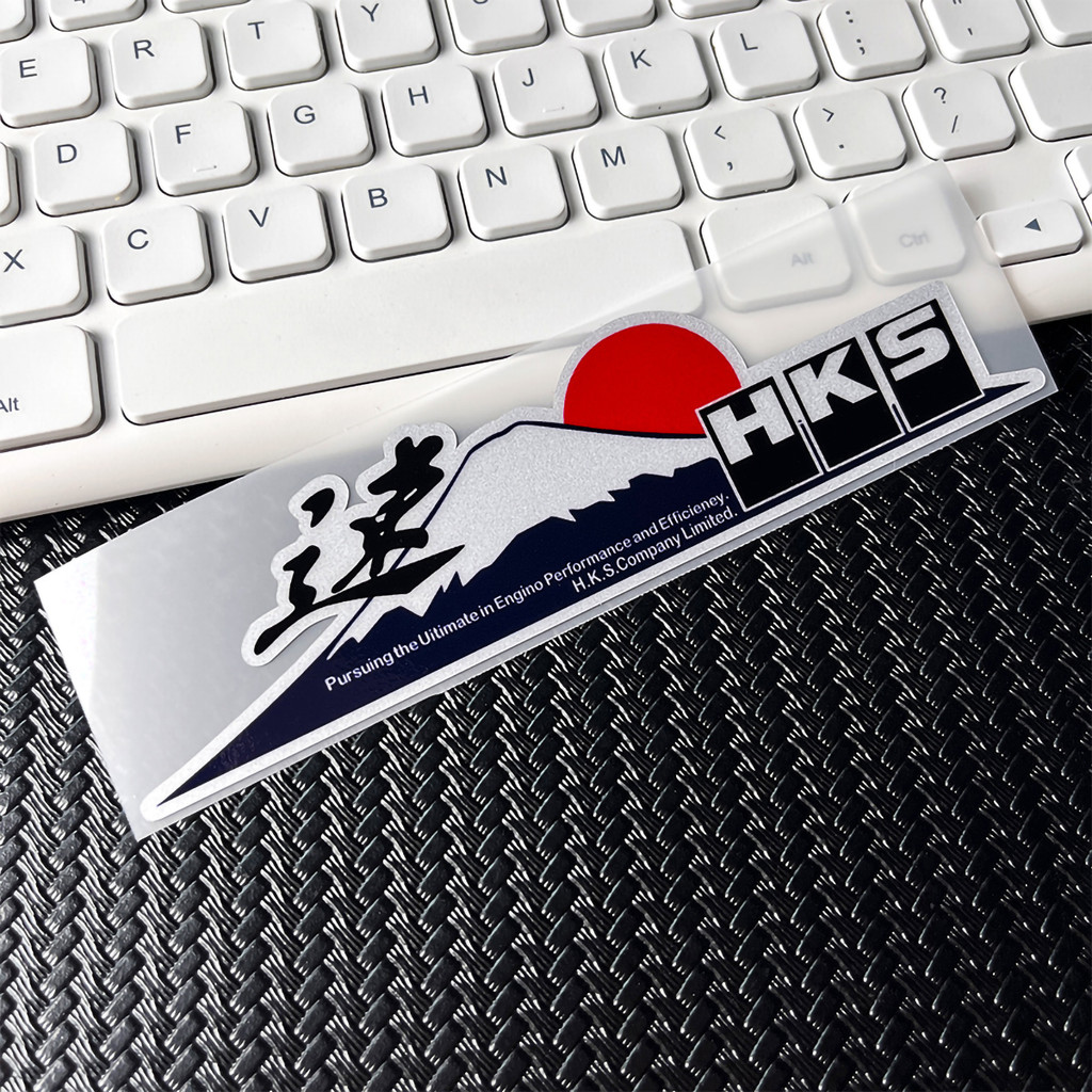 JDM HKS Car Stickers Reflective Waterproof Vinyl Decal Auto Window ...