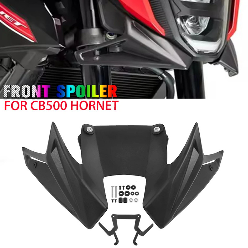 Spoiler Anteriore Aerodinamico In Fibra Di Carbonio – Per Honda CB500 Hornet 2024-2025, Aumenta Deportanza E Stabilità