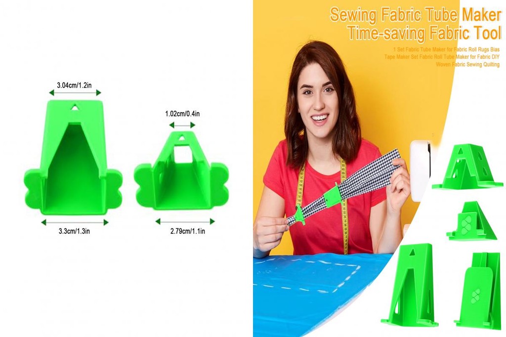 Fabric Roll Rug Tool Fabric Folding Device Fabric Tube Maker Set for ...