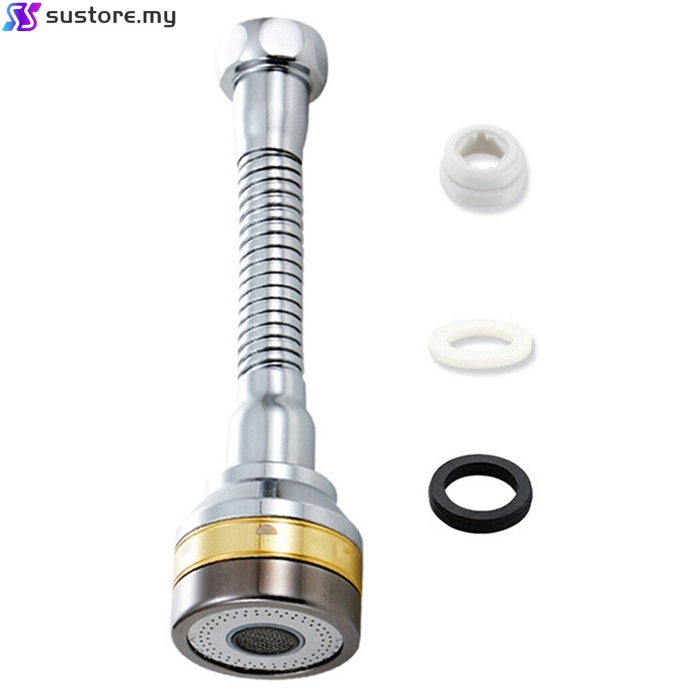 [Super] 360° Faucet Extender Bendable Kitchen Sink Flexible Tap Spray ...