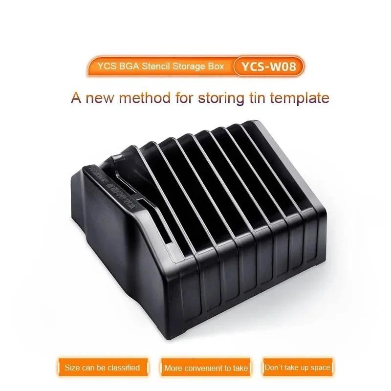 YCS-W08 Stencil Storage Box for Mobile Phone Motherboard IC Chip Rework ...