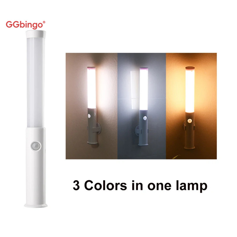 Human body induction light with rechargeable led wireless kitchen usb ...