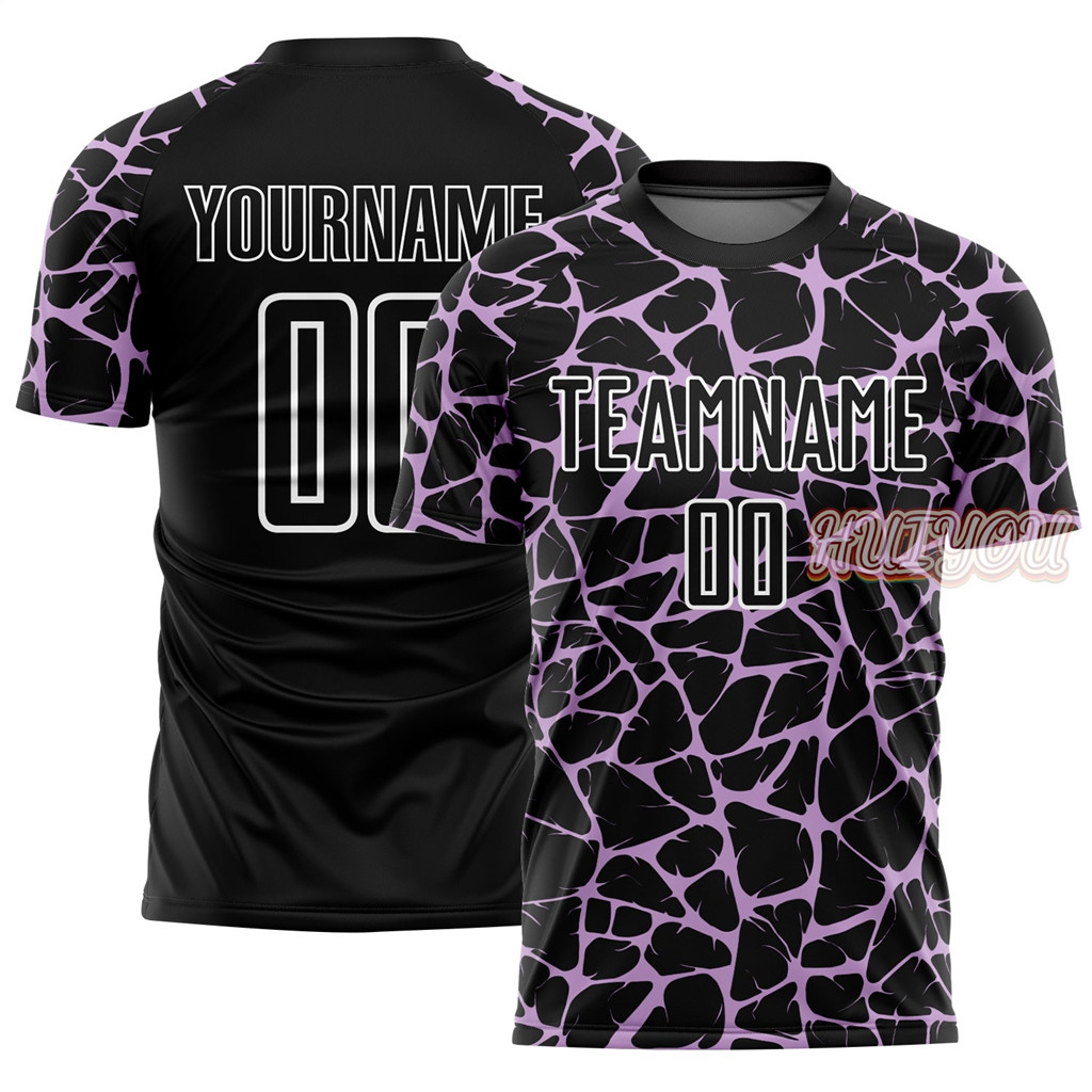Free customization 】Custom Black Light Purple-White Abstract Network ...