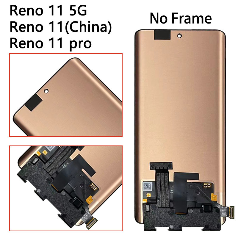 AMOLED For Oppo Reno 11 LCD 5G Display Touch Screen For Reno11 pro LCD ...
