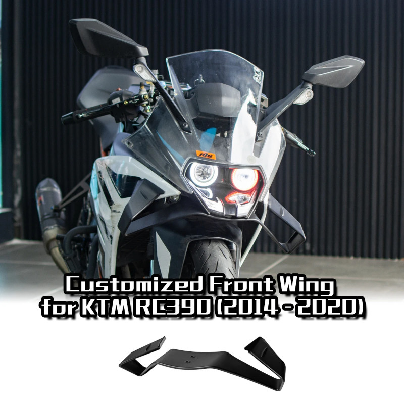 Customized For KTM RC390 Motorcycle Front Wing Fairing Wing ABS ...