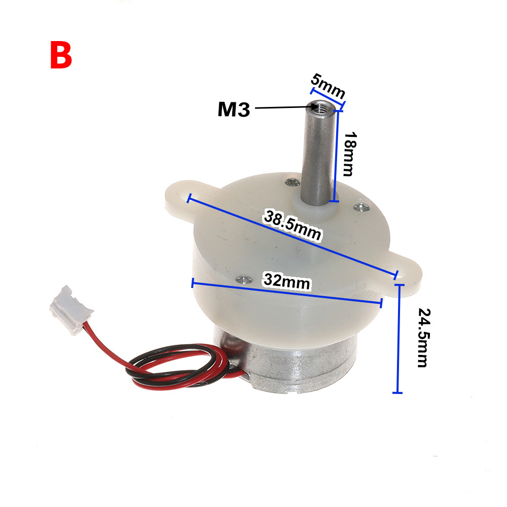 Mirco 300 Series Gear Motor Stage Reduction Gear Motor DC 3V 6V 9V 12V ...