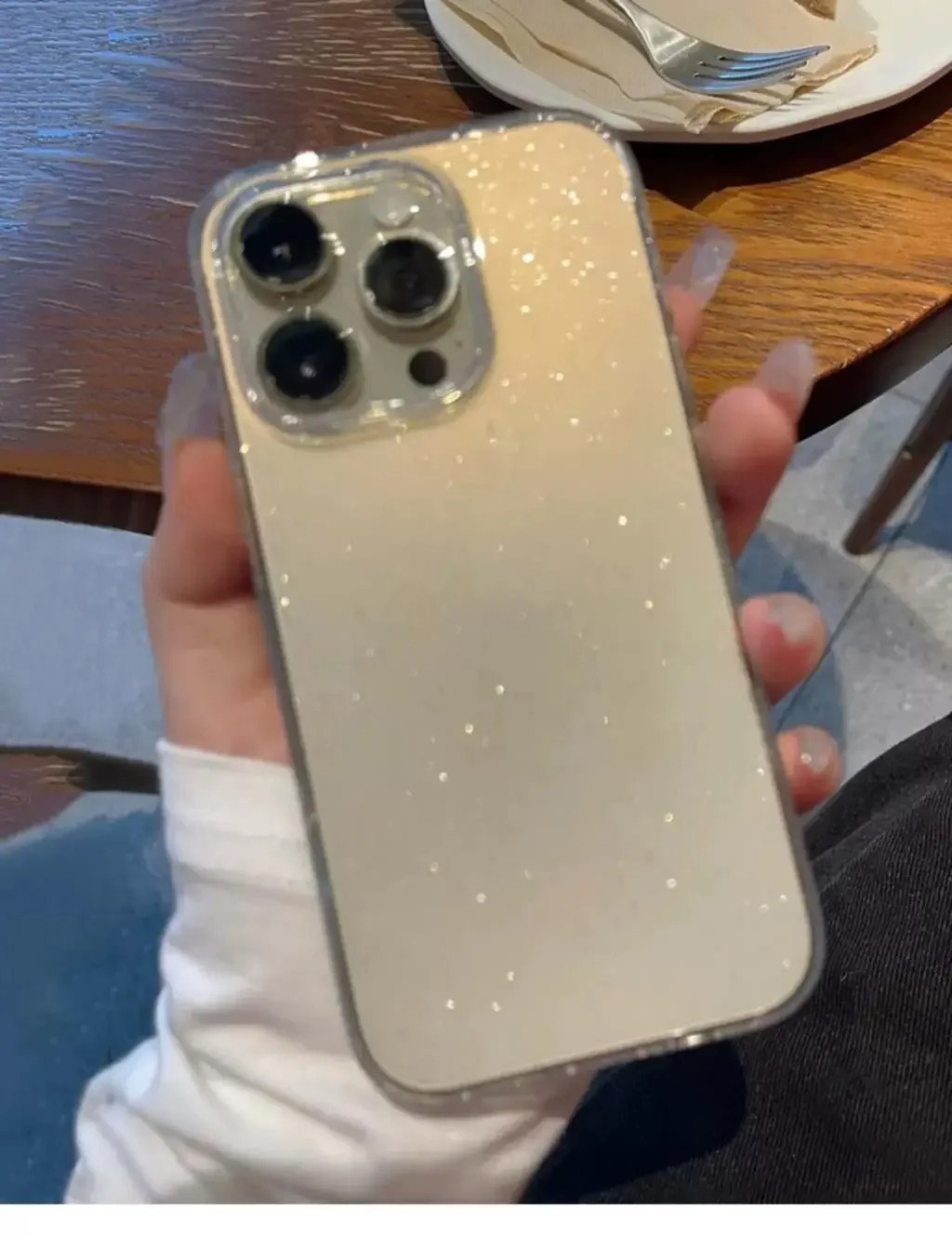 Luxury Bling Glitter Clear Phone Case For iPhone 16 15 14 13 12 11 Pro ...