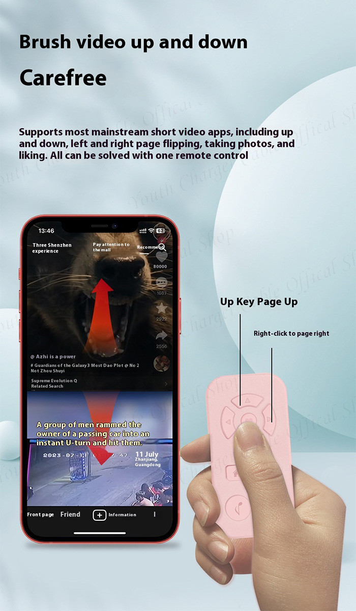Multi Functional Remote Control Universal Phone Video Smart Remote ...