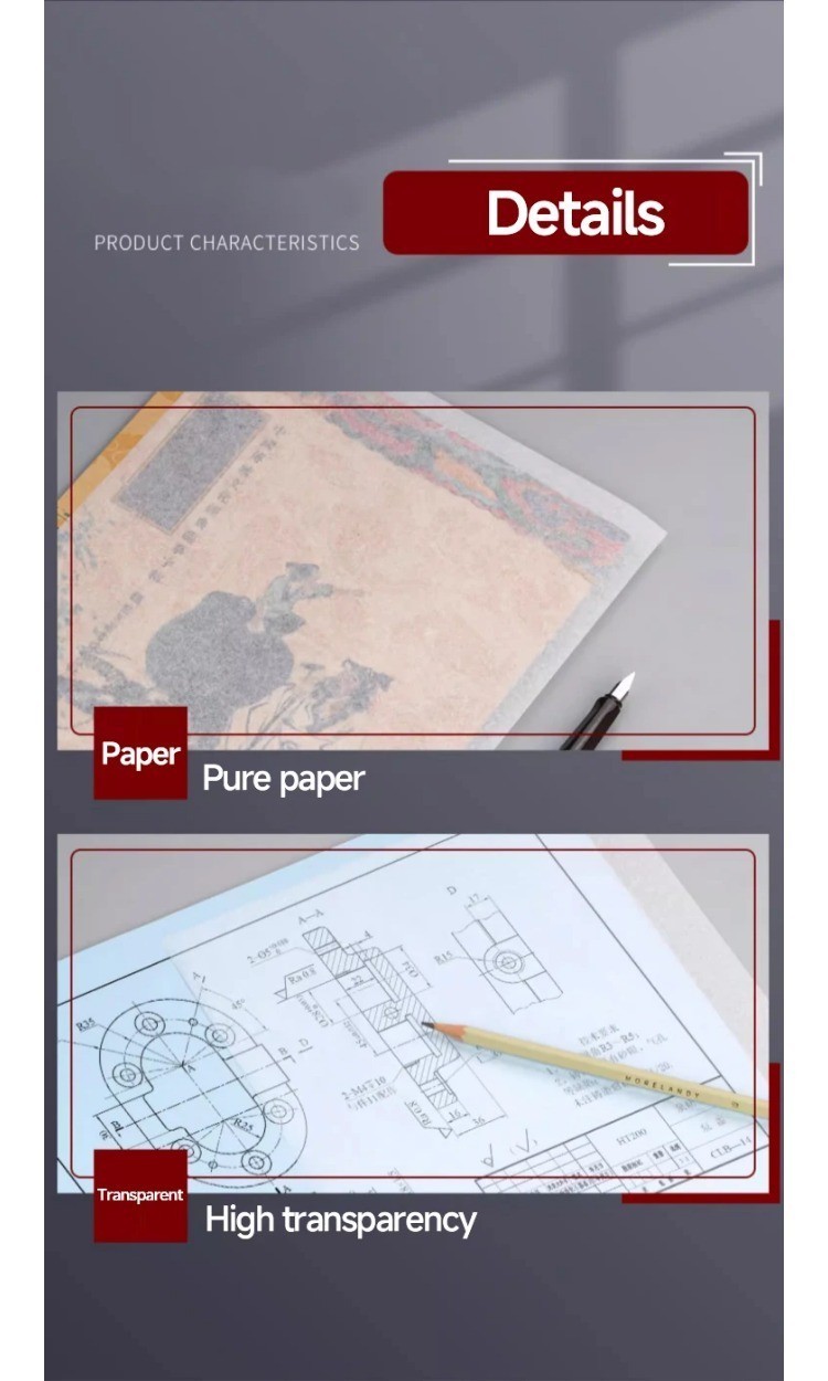 Translucent Copying Paper Copy Paper 16K/A4/A5 For Drawing Calligraphy ...