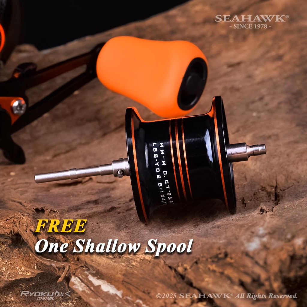SEAHAWK RYOKU V-CAST 103HSL BAITCASTING ( BC ) FISHING REEL | Shopee ...