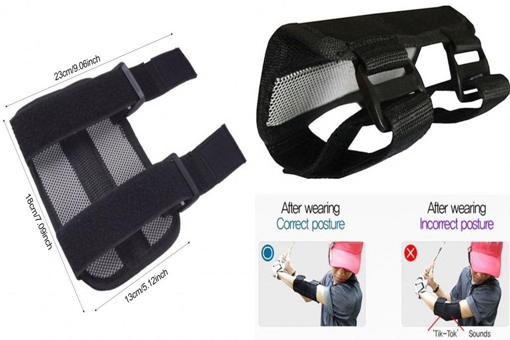 GR Golf Swing Trainer for Arm Alignment Swing Arm Strap Adjustment Tool ...