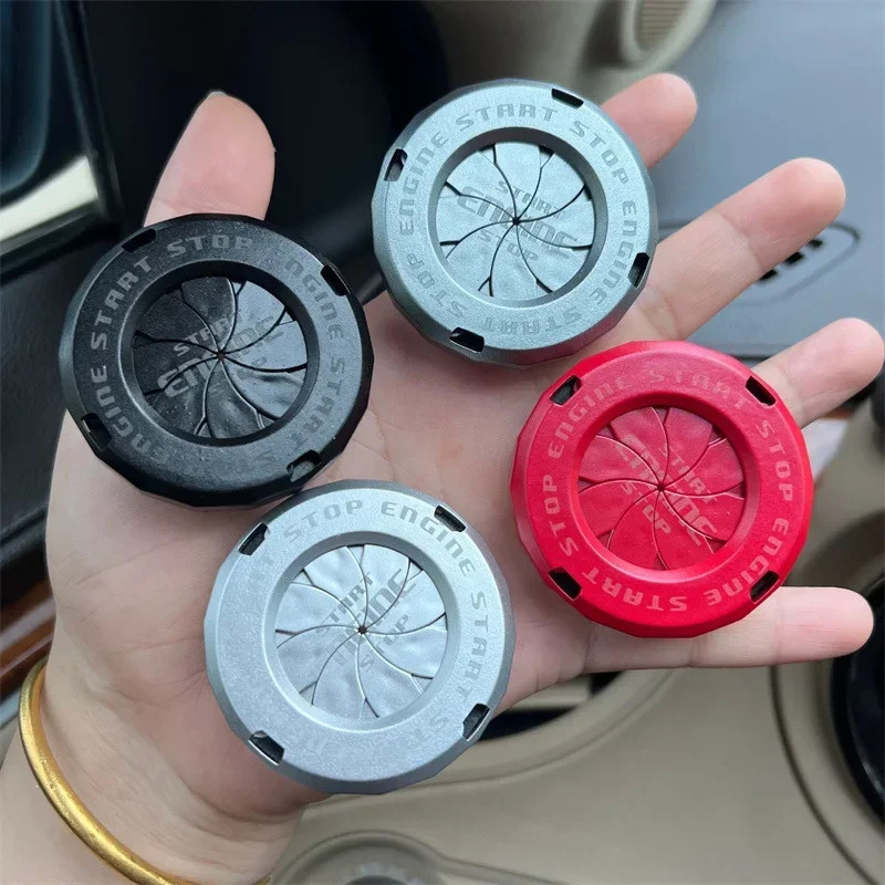 Car Onekey Start Stop Button Cover Car Interior Decor Sticker Engine ...