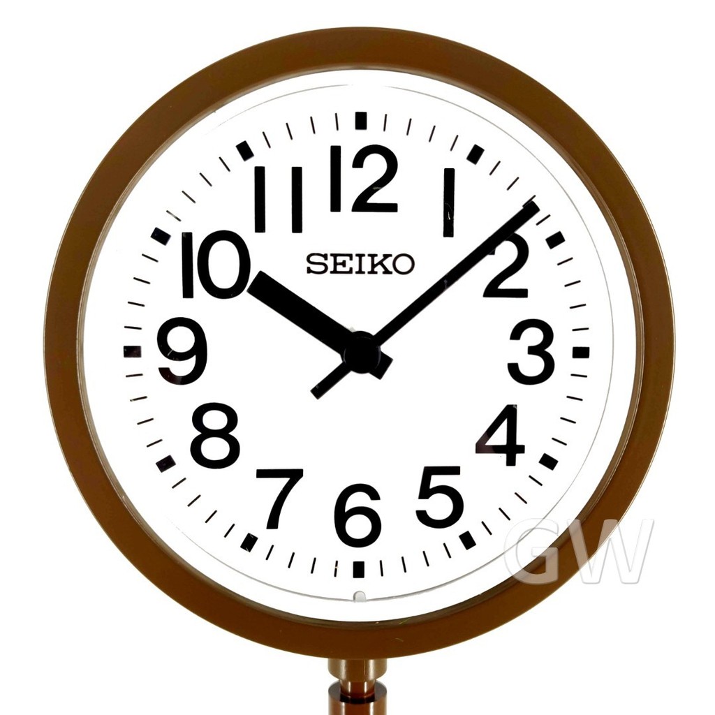 100% ORIGINAL SEIKO Mini Park Green Desk Table Clock QXG154 (QXG154B ...