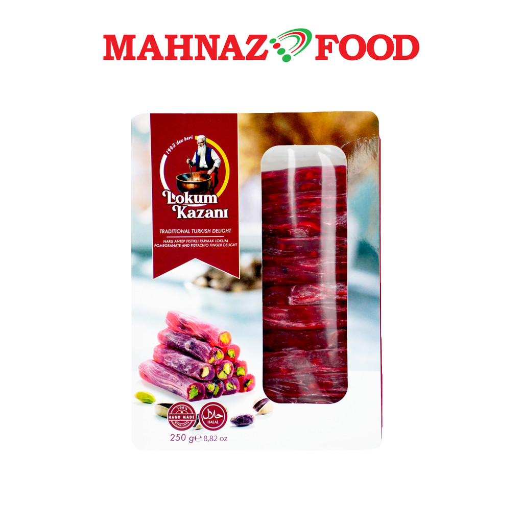 Mahnaz Food Lokum Kazani Turkish Delight Pomegranate And Pistachio ...