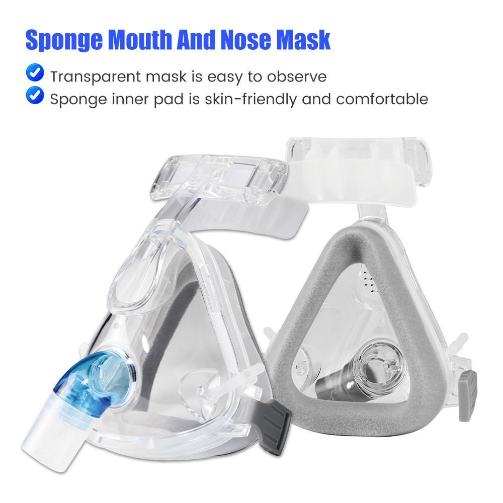 Universal Full Face Sleep Mask CPAP Face Nose Masks Reusable CPAP Mask ...
