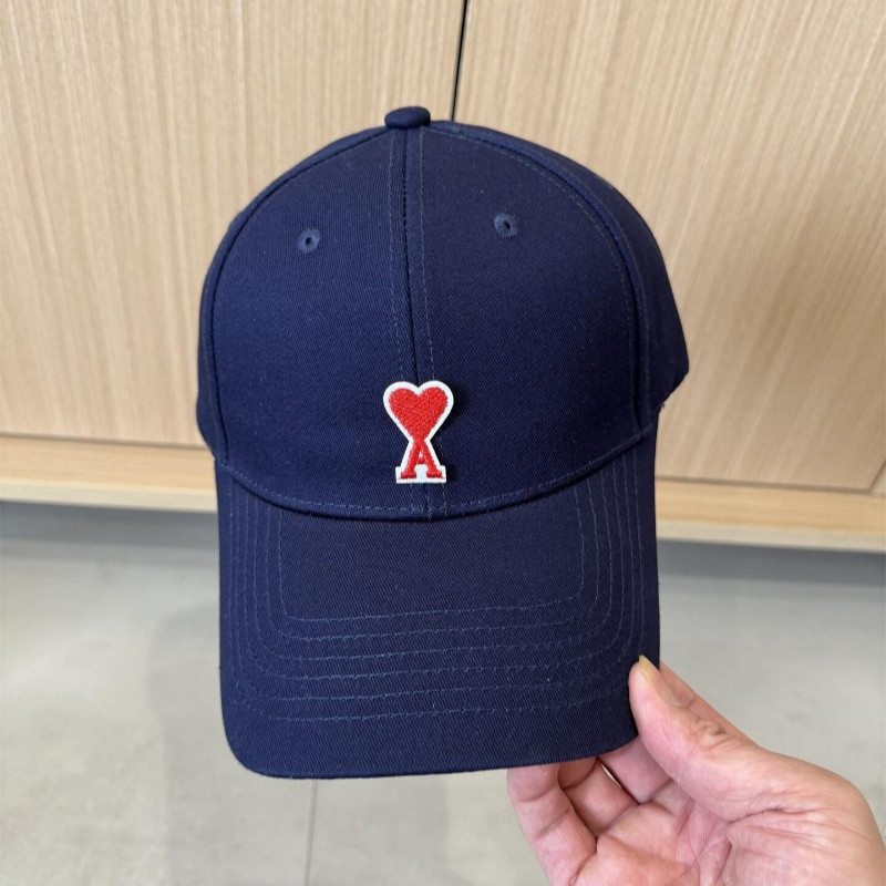 Trendy brand amin love hard top baseball cap women's versatile big head ...