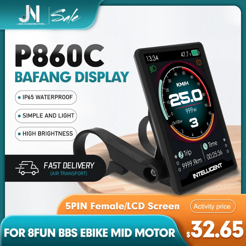 BAFANG-P860C Colorful Display Electric Bike Conversion Kit With USB ...