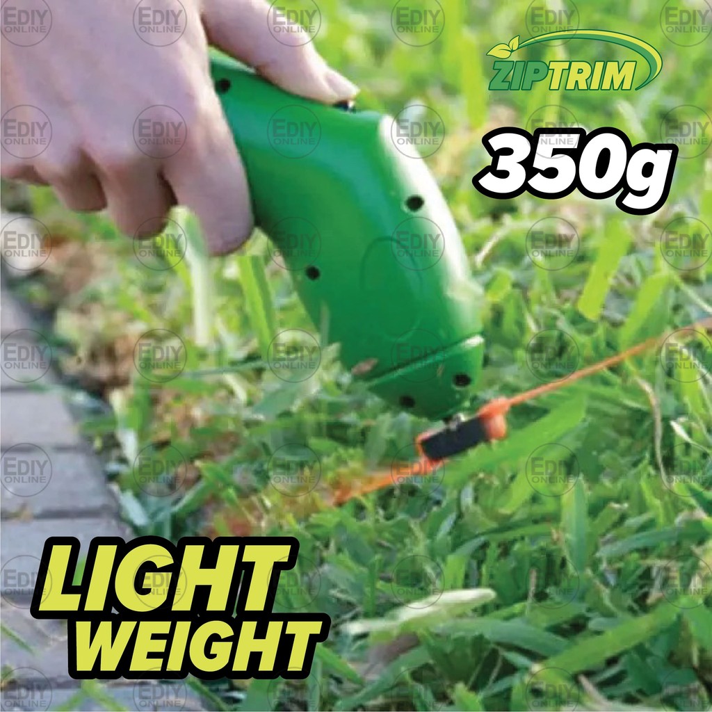 Zip Trim Cordless Grass Shrub Plant Trimmer Cutter Lawn Mower Mesin ...