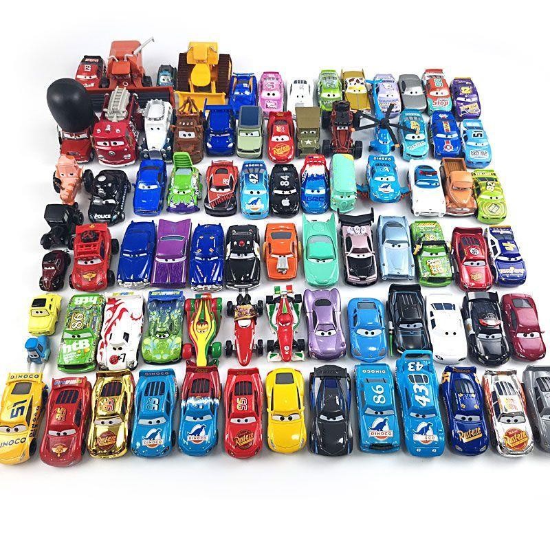Racing Story 3 Alloy Car Lightning McQueen Car Plate Tooth Car King ...