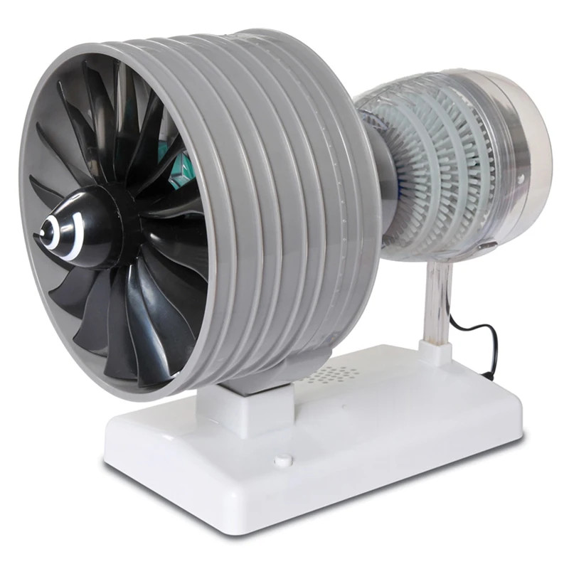Jet Aircraft Engine Model Simulation Aerojet Turbofan Engine Movable ...