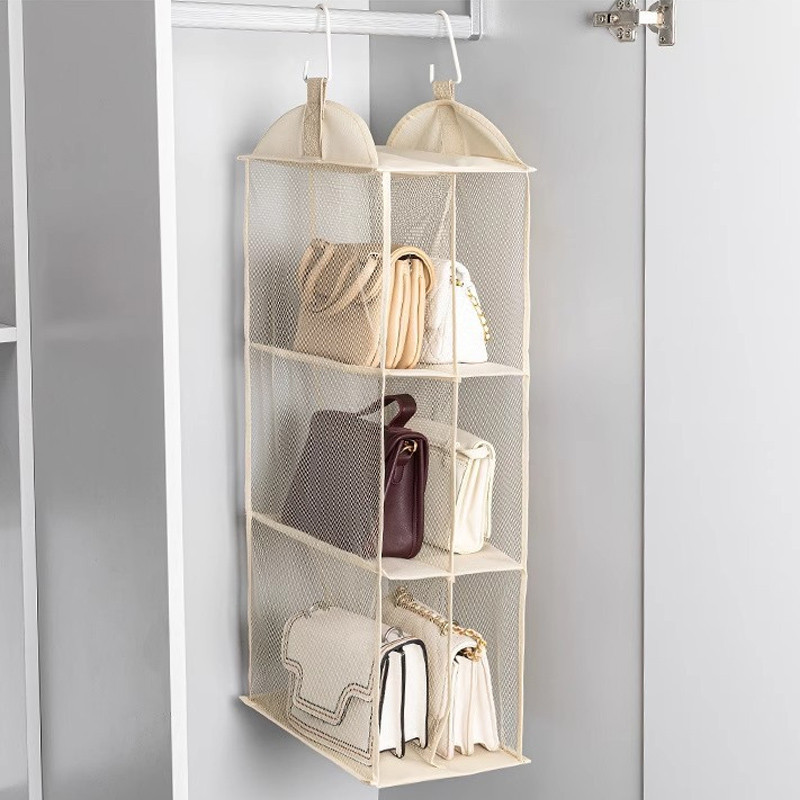 Hanging Handbag Wardrobe Storage Bag Almari Beg Tangan Rak Wardrobe ...