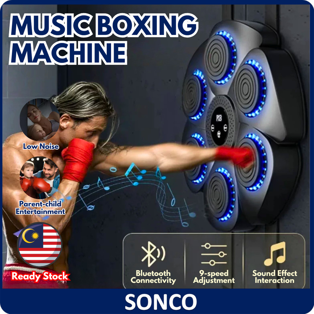 Smart Music Boxing Machine Electronic Wall Boxing Target Reaction Goal ...